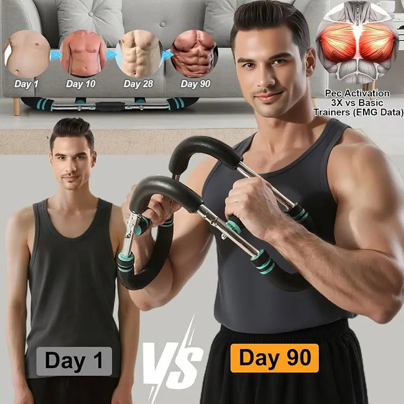 Adjustable Boxing Speed & Arm Strength Trainer – Flywheel Resistance Wrist and Upper Body Fitness Device - Vellévia