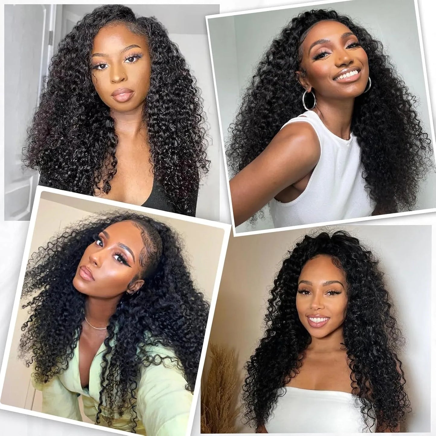 15A Brazilian Jerry Curly Human Hair Bundles – 3 Bundles 28 30 32 Inch Virgin Deep Curly Remy Weave - Vellévia