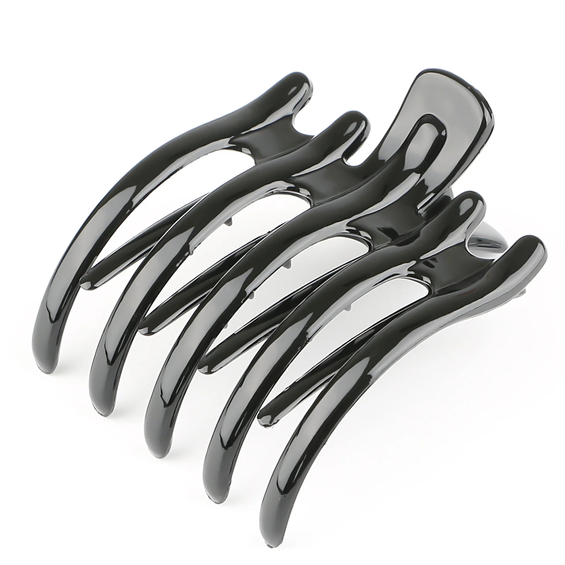 Matte Acrylic Hair Claw Clips for Women – Geometric Ponytail Holder Barrettes - Vellévia
