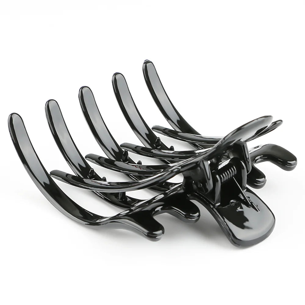 Matte Acrylic Hair Claw Clips for Women – Geometric Ponytail Holder Barrettes - Vellévia