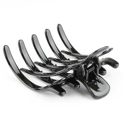Matte Acrylic Hair Claw Clips for Women – Geometric Ponytail Holder Barrettes - Vellévia