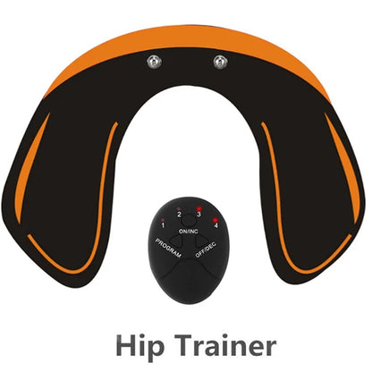 Wireless EMS Muscle Stimulator – Abdominal & Hip Trainer Fitness Toning Device - Vellévia