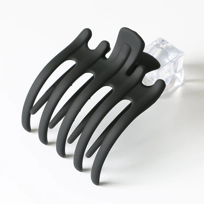 Matte Acrylic Hair Claw Clips for Women – Geometric Ponytail Holder Barrettes - Vellévia