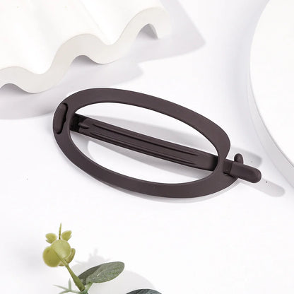 Large Duckbill Hair Clip for Women – Geometric Plastic Top Claw Clamp Hair Accessory - Vellévia