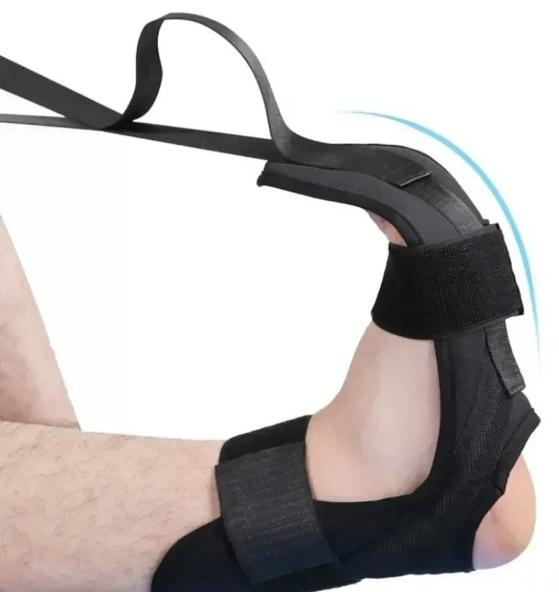 Yoga Leg Stretching Strap with 6 Loops – Flexibility & Foot Stretch Band for Fitness and Rehabilitation - Vellévia