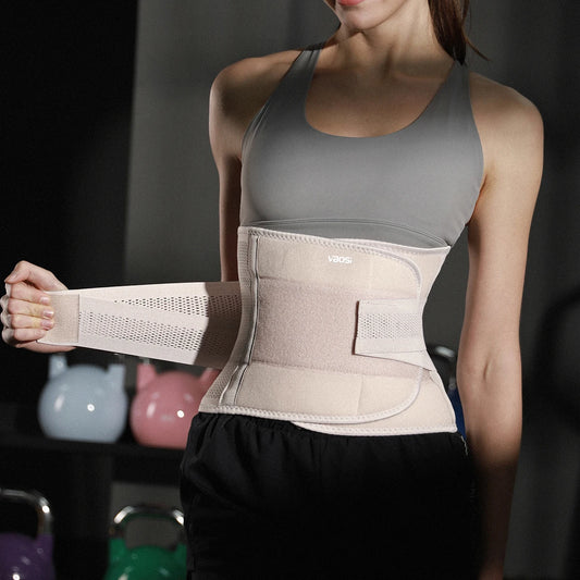 Adjustable Lower Back Support Belt – Universal Waist Support Brace with Removable Stays - Vellévia