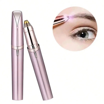 Rechargeable Electric Eyebrow Trimmer for Women – Precision Face Hair Remover P - Vellévia