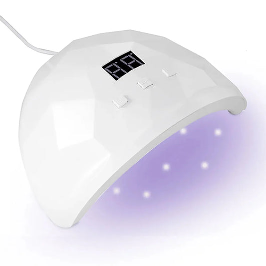 88W LED UV Nail Lamp with 3 Timer Settings – Gel Nail Polish Curing Dryer for Home and Salon Use - Vellévia