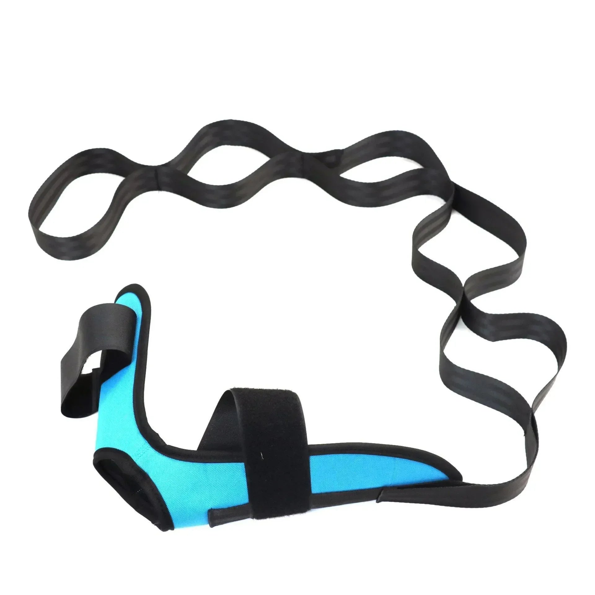 Yoga Leg Stretching Strap with 6 Loops – Flexibility & Foot Stretch Band for Fitness and Rehabilitation - Vellévia