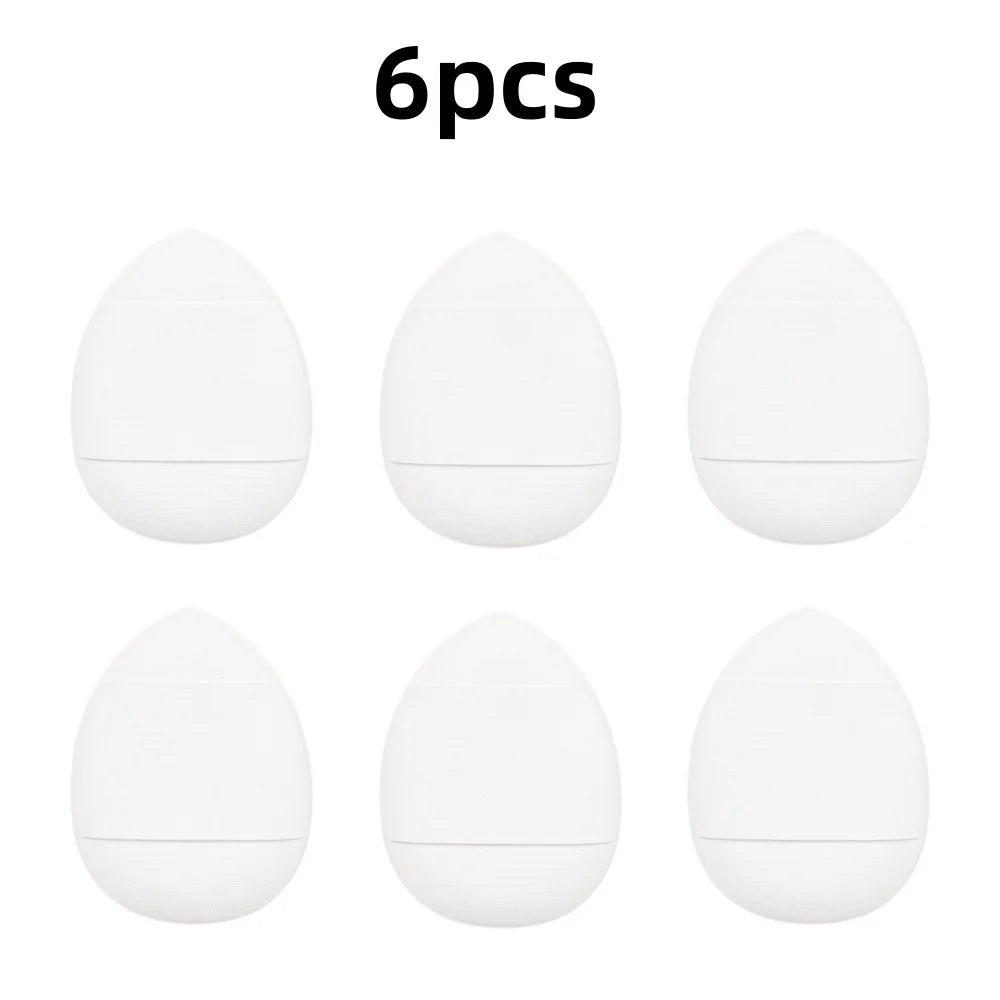 6-Piece Mini Finger Puff Makeup Sponge Set – Air Cushion Foundation and Concealer Applicator - Vellévia