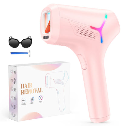 IPL Hair Removal Device with 990,000 Flashes – 9 Energy Levels for Body, Face and Bikini - Vellévia