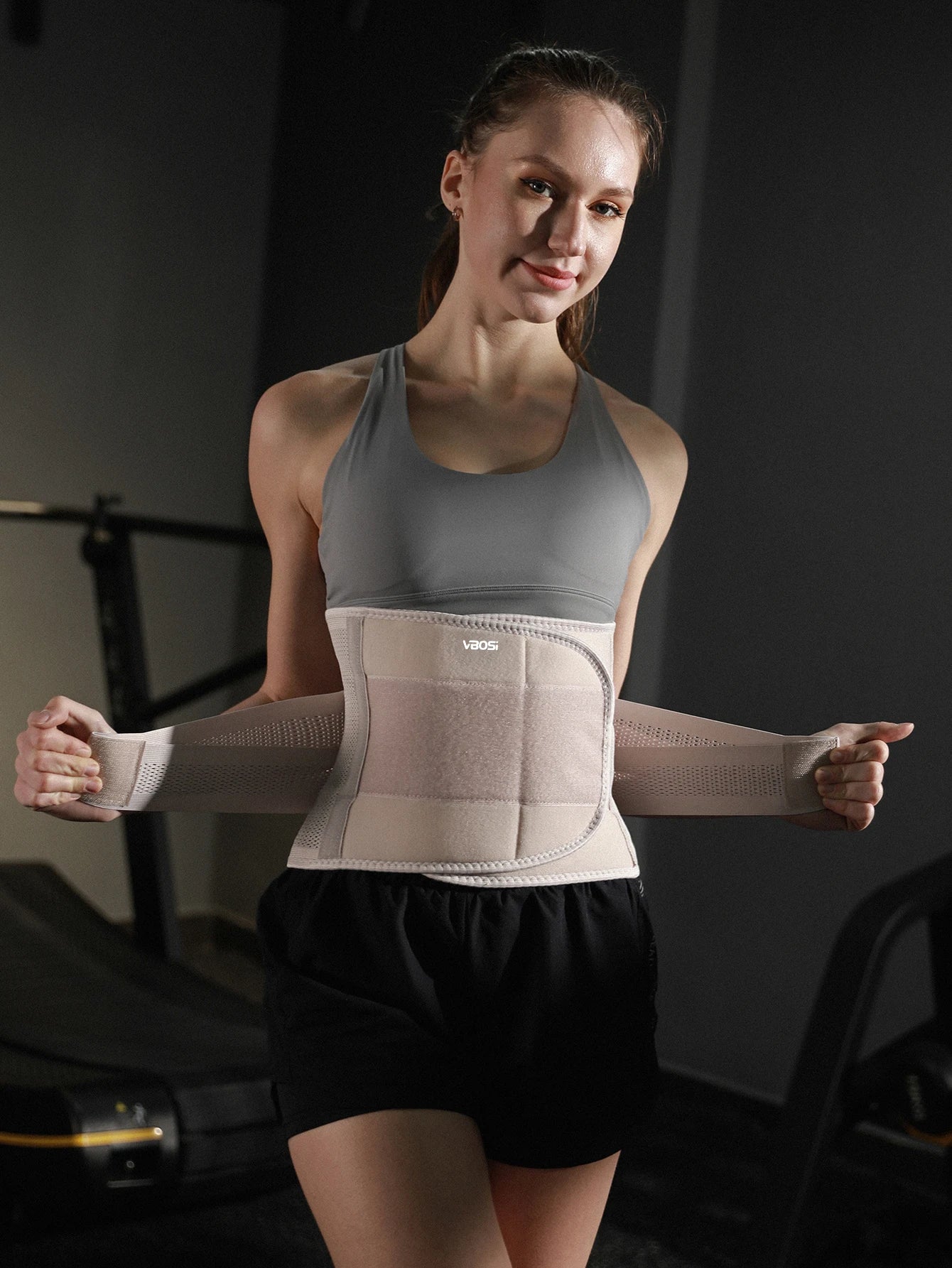 Adjustable Lower Back Support Belt – Universal Waist Support Brace with Removable Stays - Vellévia