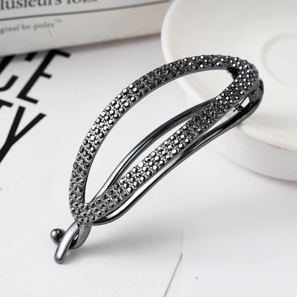 Large Duckbill Hair Clip for Women – Geometric Plastic Top Claw Clamp Hair Accessory - Vellévia