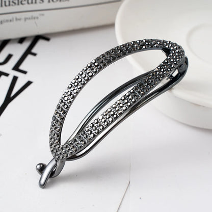 Large Duckbill Hair Clip for Women – Geometric Plastic Top Claw Clamp Hair Accessory - Vellévia