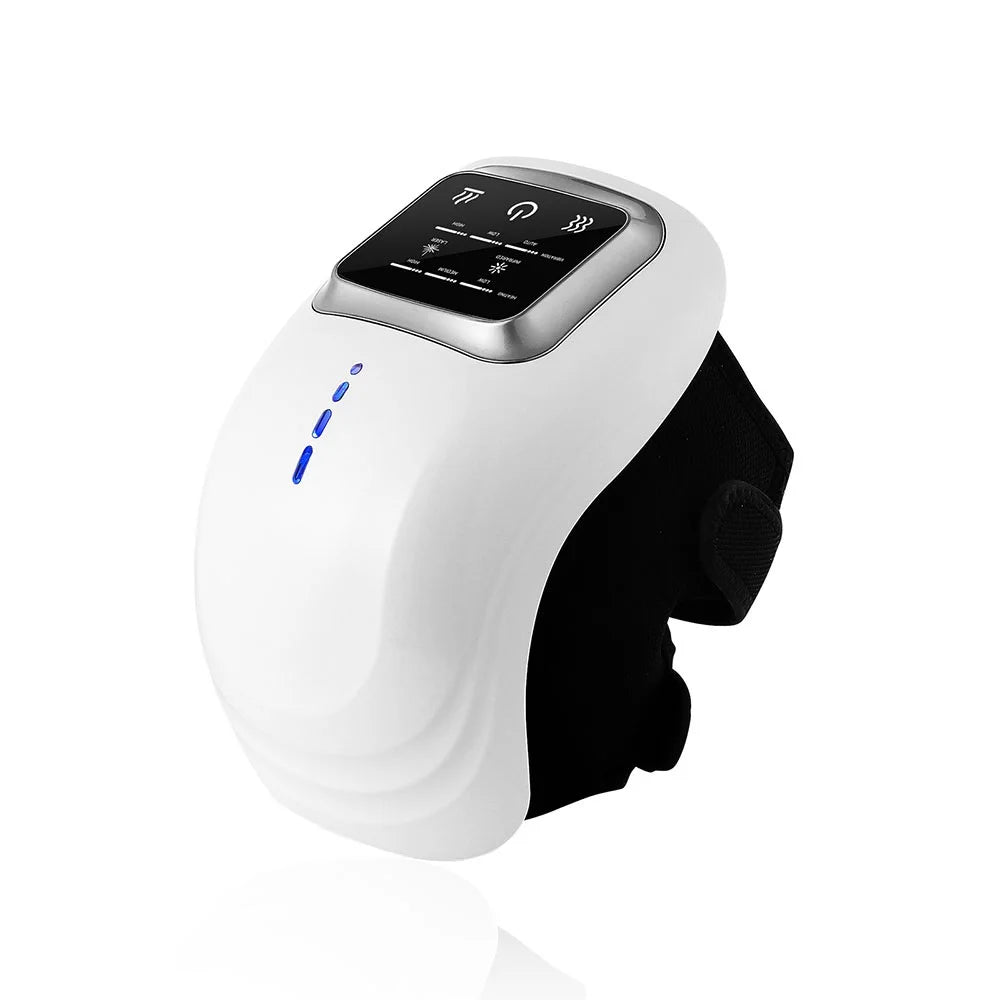 Electric Heating Massage Knee Pad – Wireless Heated Knee Massager with Vibration & Hot Compress Therapy | Intelligent Physiotherapy - Vellévia
