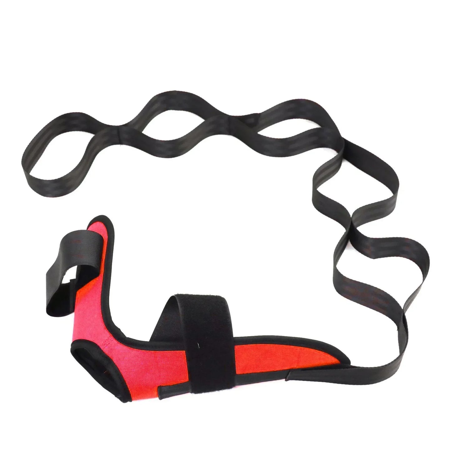 Yoga Leg Stretching Strap with 6 Loops – Flexibility & Foot Stretch Band for Fitness and Rehabilitation - Vellévia