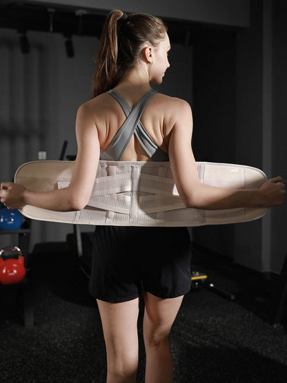 Adjustable Lower Back Support Belt – Universal Waist Support Brace with Removable Stays - Vellévia