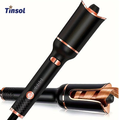 Automatic Hair Curler with Tourmaline Ceramic Barrel – Digital Rotating Curling Iron 160–220°C - Vellévia