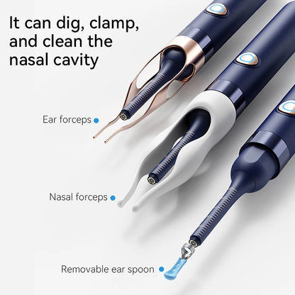 Wireless Ear Wax Removal Tool with 1080P Camera – Waterproof Visual Ear Cleaner Kit with Tweezers - Vellévia
