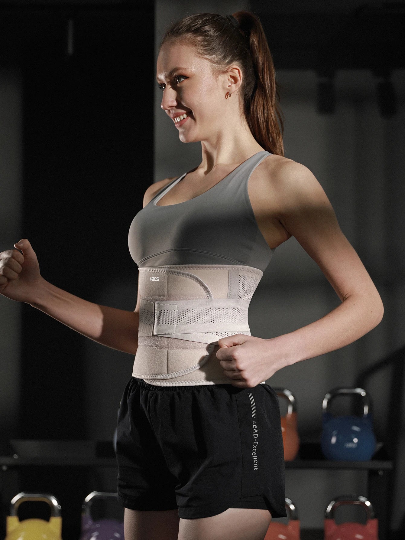 Adjustable Lower Back Support Belt – Universal Waist Support Brace with Removable Stays - Vellévia