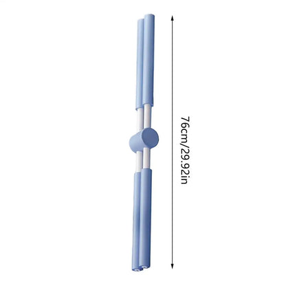 Telescopic Yoga Posture Training Stick – Adjustable Pilates Alignment Bar with Foam Handles - Vellévia