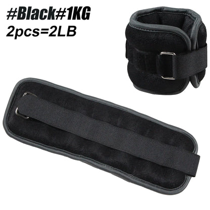 Adjustable Ankle Wrist Weights (Pair) 0.25kg - 0.5kg Fitness Training – Neoprene Leg and Arm Weights for Fitness Training - Vellévia