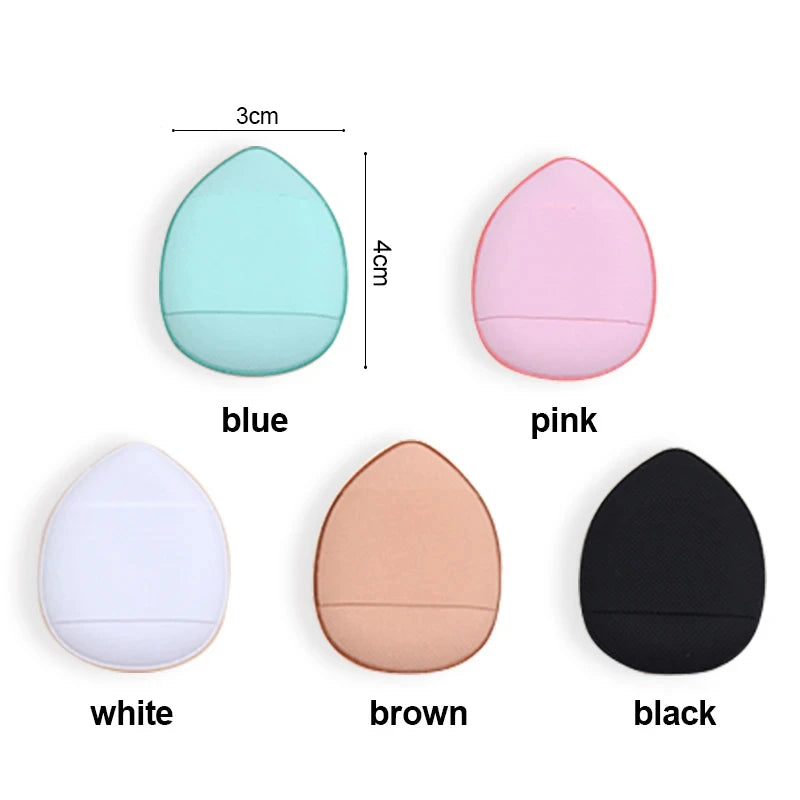 6-Piece Mini Finger Puff Makeup Sponge Set – Air Cushion Foundation and Concealer Applicator - Vellévia