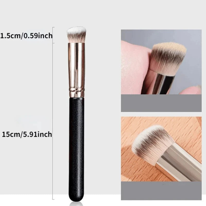 Foundation And Concealer Makeup Brush – Dense Blending Contour Brush (1/2/5 PCS) - Vellévia