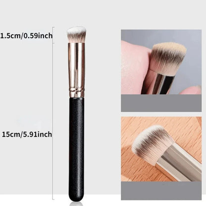 Foundation And Concealer Makeup Brush – Dense Blending Contour Brush (1/2/5 PCS) - Vellévia