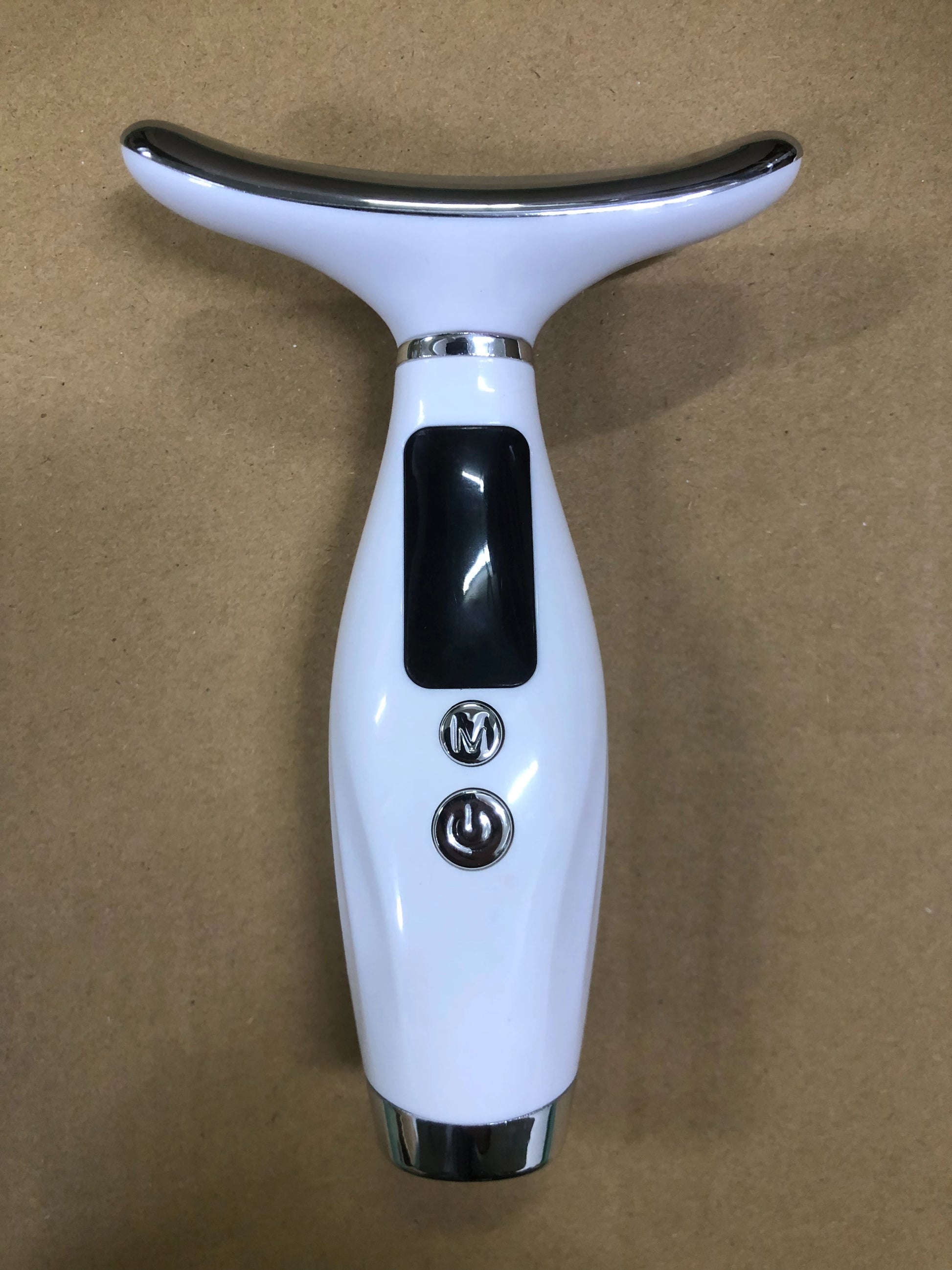 Portable 7 Color LED Light Face And Neck Massager – Rechargeable Vibration Skin Care Device - Vellévia