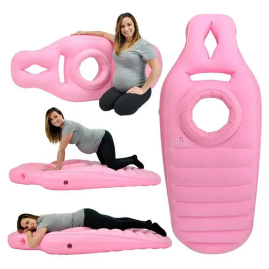 Inflatable Pregnancy Support Pillow Mattress – Maternity Sleeping & Yoga Support Mat 170x65x22cm - Vellévia