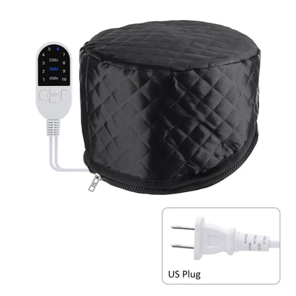 Electric Hair Steamer Cap with 10 Heat Levels – Thermal Deep Conditioning Hair Treatment Hat - Vellévia