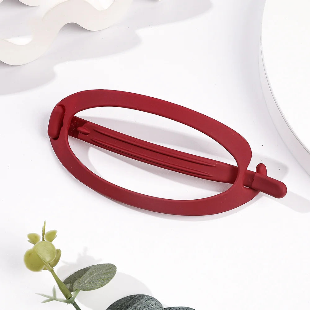 Large Duckbill Hair Clip for Women – Geometric Plastic Top Claw Clamp Hair Accessory - Vellévia