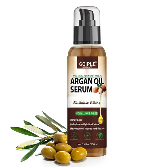 Natural Argan Oil Hair Serum 100ml – Moisturizing and Shine Enhancing Hair Treatment - Vellévia