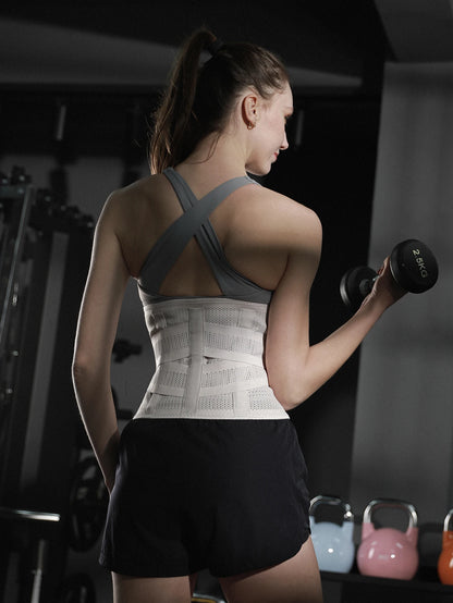 Adjustable Lower Back Support Belt – Universal Waist Support Brace with Removable Stays - Vellévia