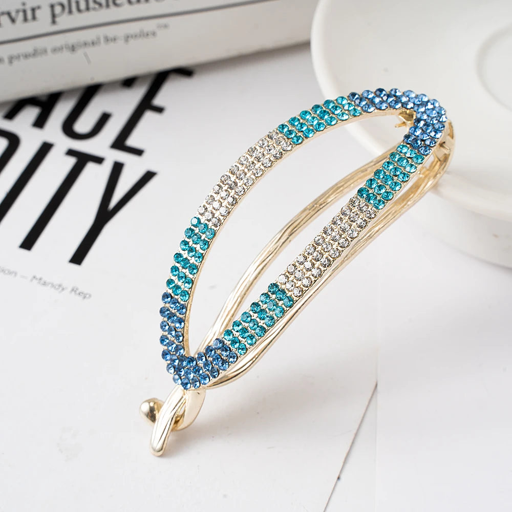 Large Duckbill Hair Clip for Women – Geometric Plastic Top Claw Clamp Hair Accessory - Vellévia