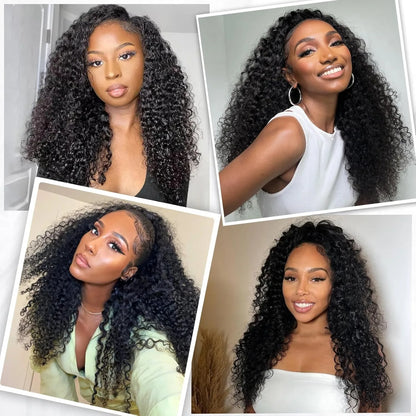 15A Brazilian Jerry Curly Human Hair Bundles – 3 Bundles 28 30 32 Inch Virgin Deep Curly Remy Weave - Vellévia