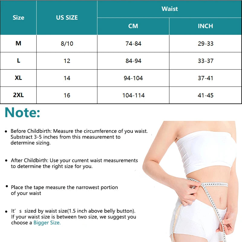 Postpartum Abdominal Binder with Back Support – Adjustable C-Section Recovery Belly Wrap for Women - Vellévia
