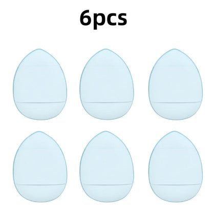6-Piece Mini Finger Puff Makeup Sponge Set – Air Cushion Foundation and Concealer Applicator - Vellévia
