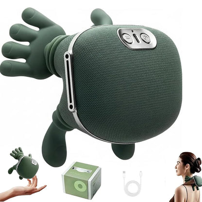 Neck and Shoulder Massager with Heat – 3-Level Kneading Massage Pillow, Rechargeable Wireless Design - Vellévia