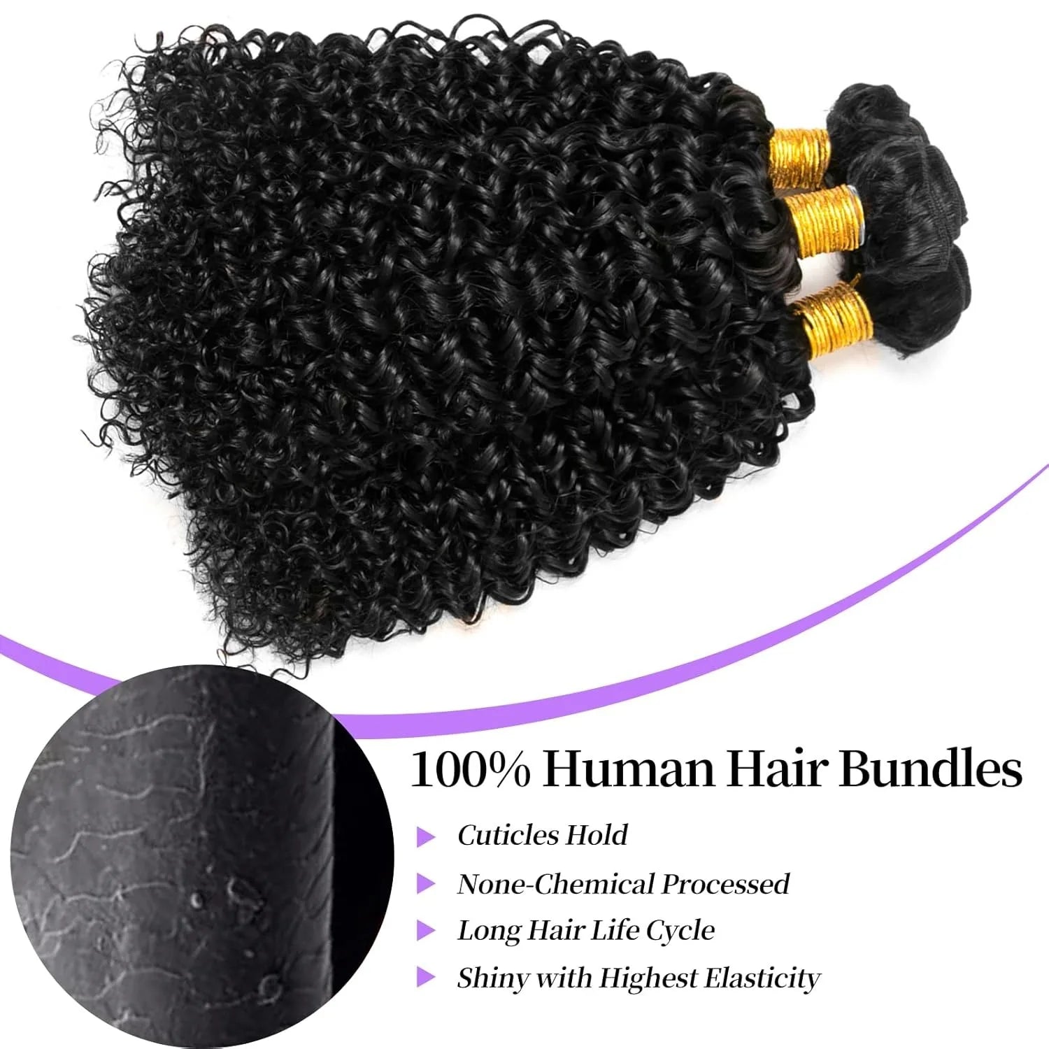 15A Brazilian Jerry Curly Human Hair Bundles – 3 Bundles 28 30 32 Inch Virgin Deep Curly Remy Weave - Vellévia