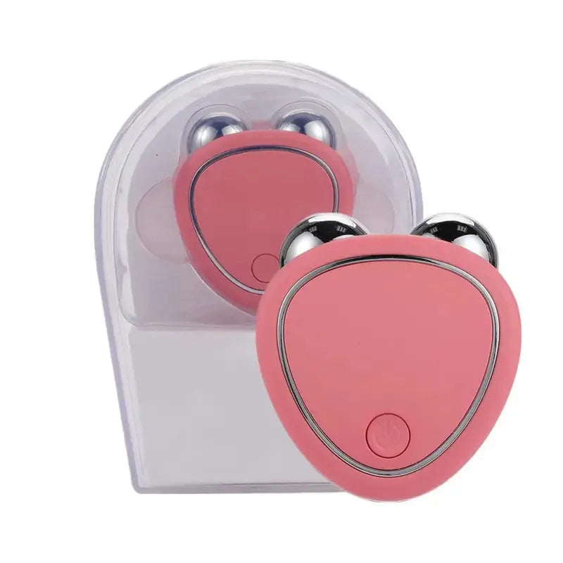 Portable EMS Facial Roller Massager – Rechargeable Sonic Face Lifting Device - Vellévia