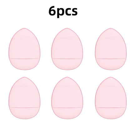 6-Piece Mini Finger Puff Makeup Sponge Set – Air Cushion Foundation and Concealer Applicator - Vellévia