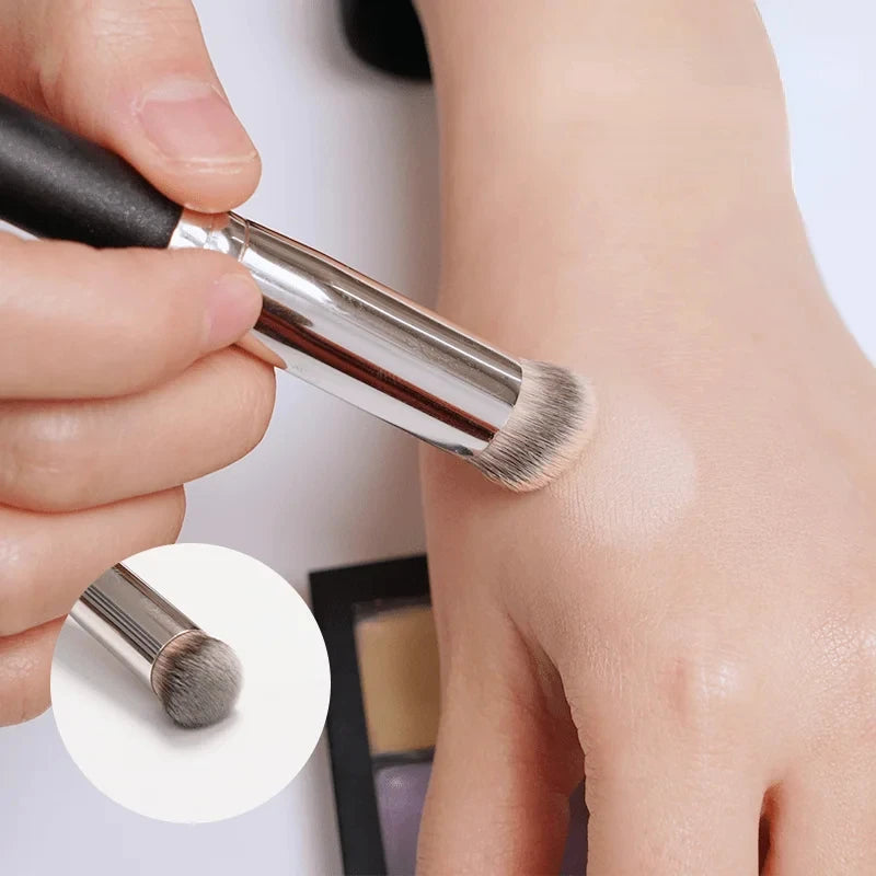 Foundation And Concealer Makeup Brush – Dense Blending Contour Brush (1/2/5 PCS) - Vellévia