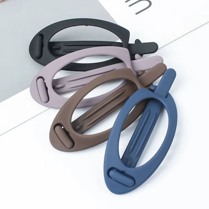 Large Duckbill Hair Clip for Women – Geometric Plastic Top Claw Clamp Hair Accessory - Vellévia